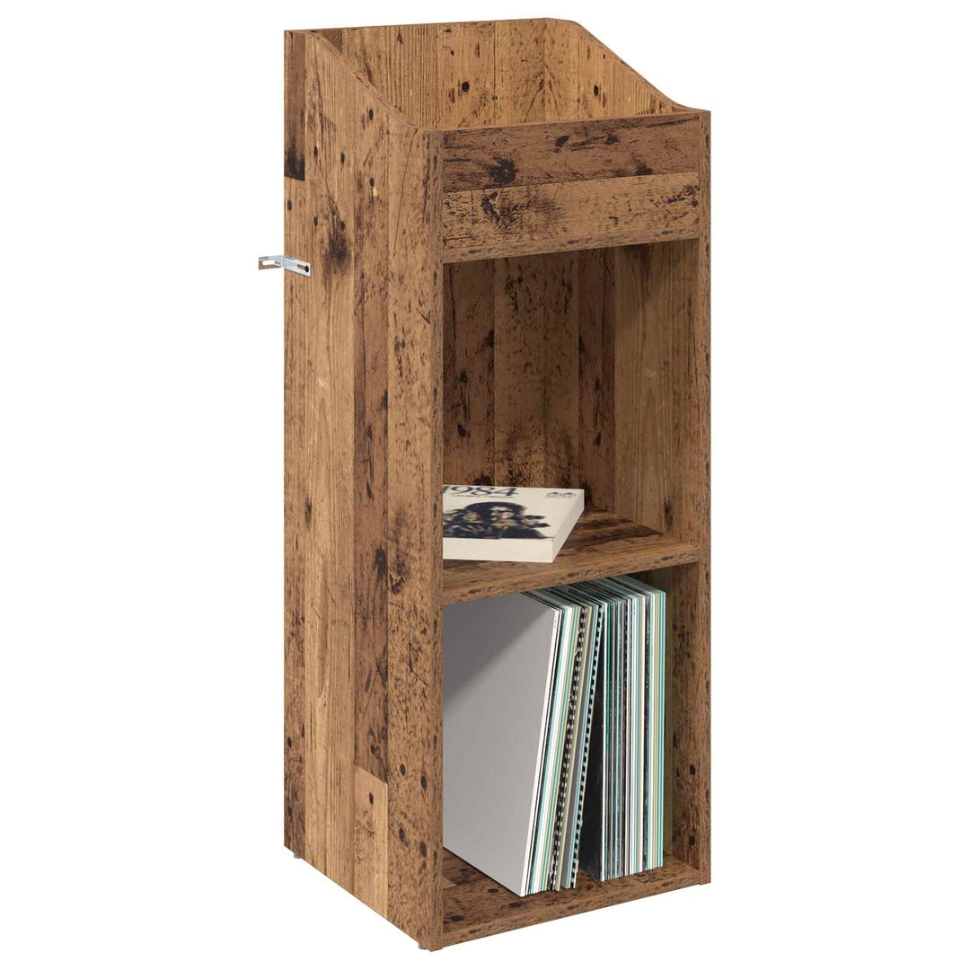 Pladeskab Gammelt træ 36 x 36 x 95,5 cm Konstrueret træ