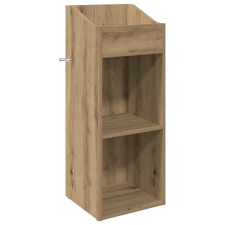 Pladeskab Artisan-eg 36 x 36 x 95,5 cm Konstrueret træ