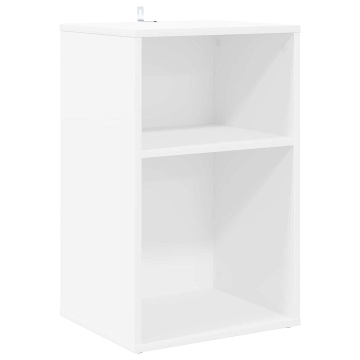 Pladeskab Hvid 38 x 33 x 61 cm Konstrueret træ