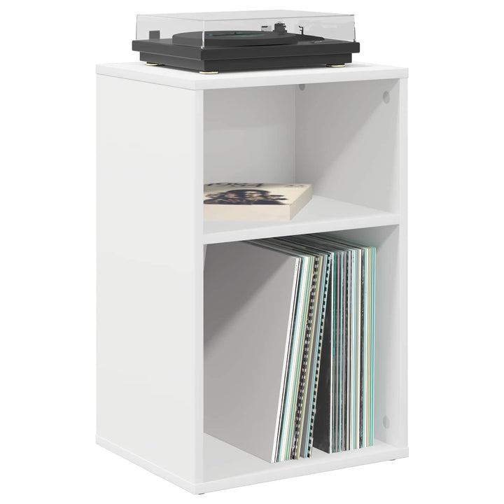 Pladeskab Hvid 38 x 33 x 61 cm Konstrueret træ