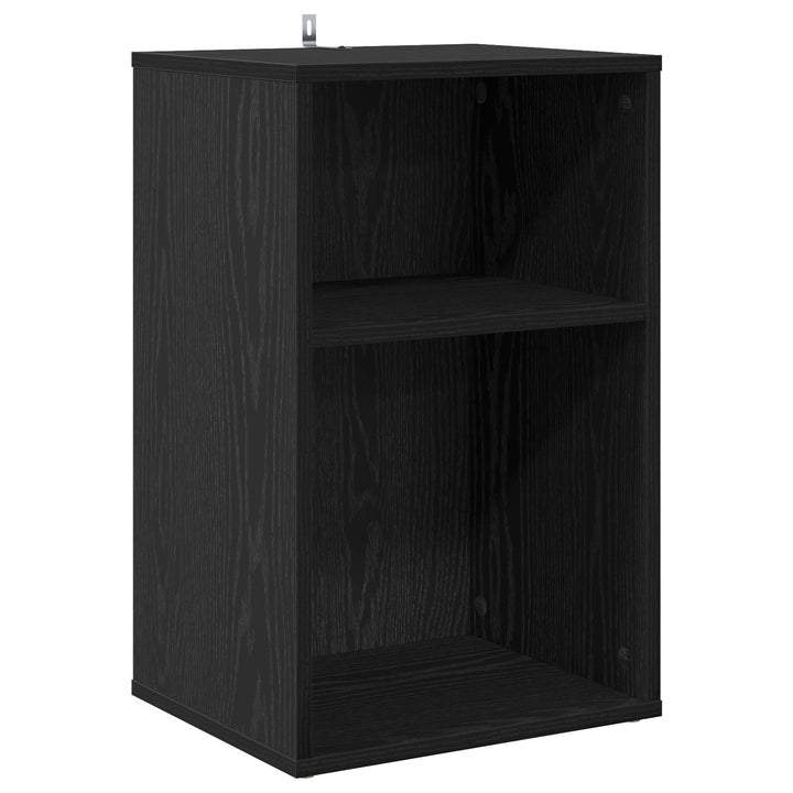 Pladeskab Sort eg 38 x 33 x 61 cm Konstrueret træ