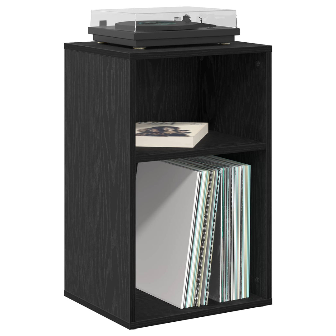 Pladeskab Sort eg 38 x 33 x 61 cm Konstrueret træ
