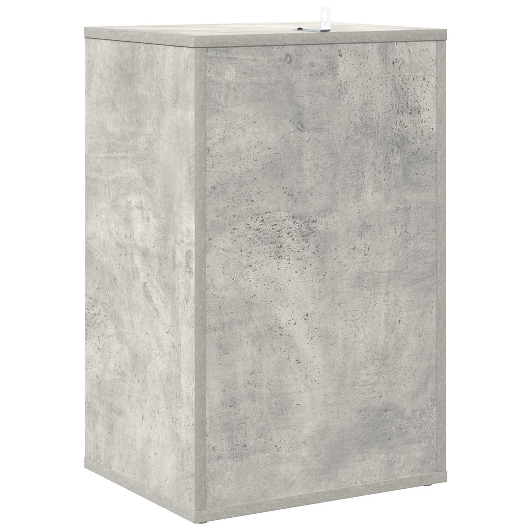 Pladeskab Betongrå 38 x 33 x 61 cm Konstrueret træ
