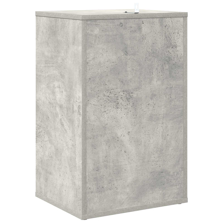 Pladeskab Betongrå 38 x 33 x 61 cm Konstrueret træ