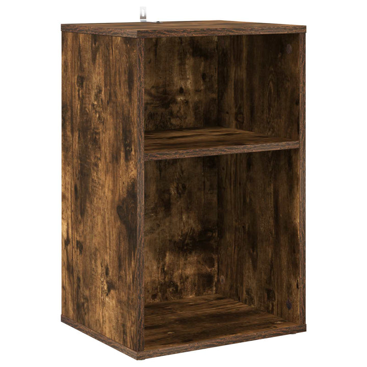 Pladeskab Røget eg 38 x 33 x 61 cm Konstrueret træ