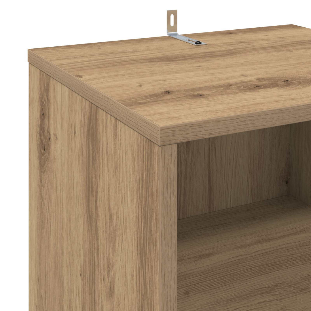 Pladeskab Artisan-eg 38 x 33 x 61 cm Konstrueret træ