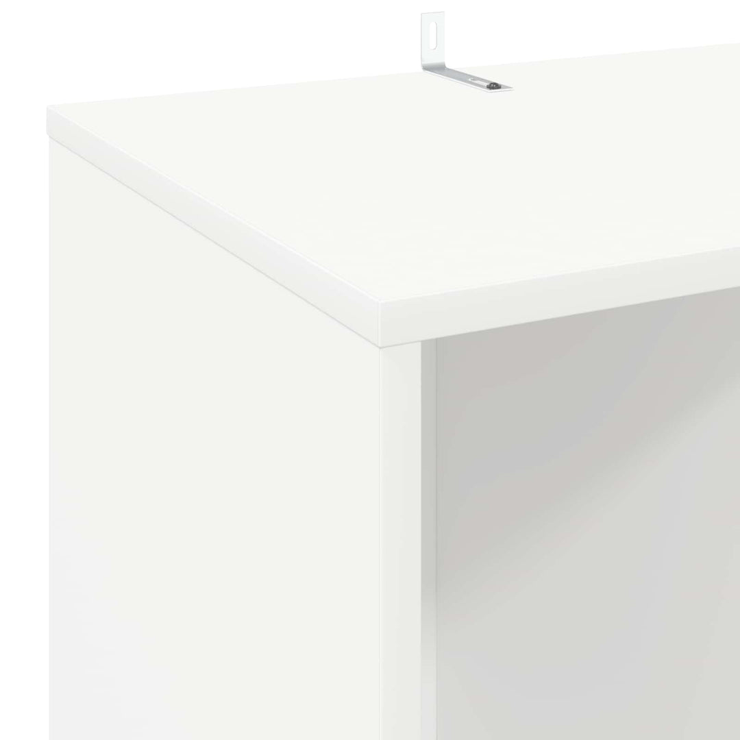 Pladeskab Hvid 44,5 x 36,5 x 74,5 cm Konstrueret træ