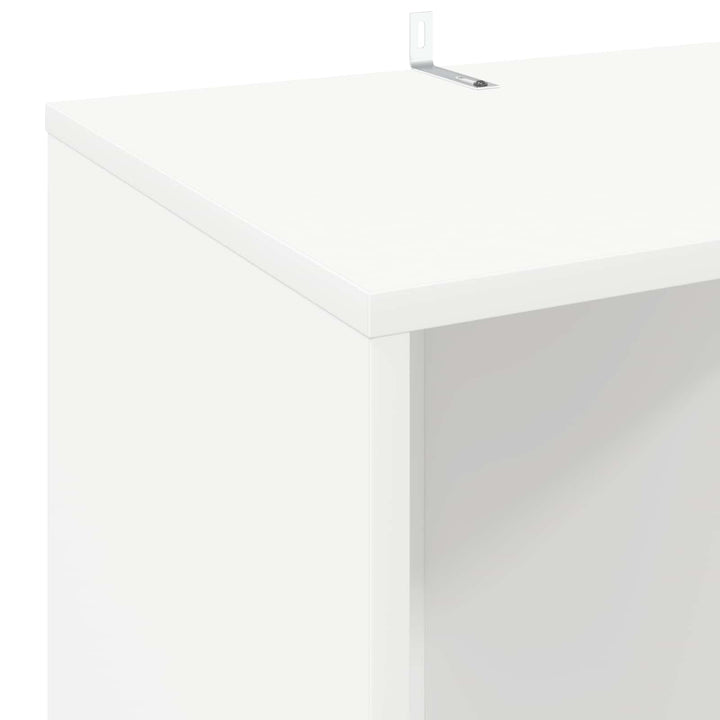 Pladeskab Hvid 44,5 x 36,5 x 74,5 cm Konstrueret træ
