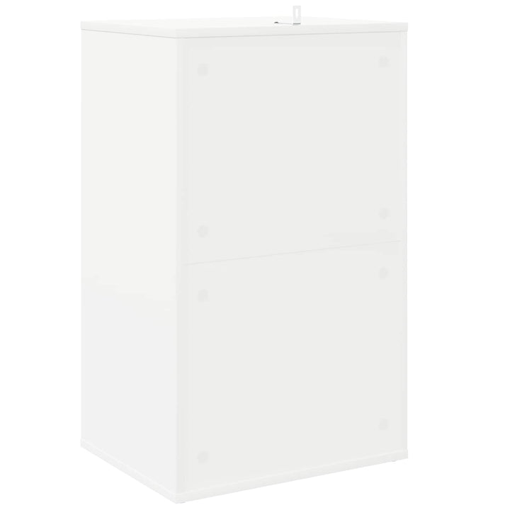 Pladeskab Hvid 44,5 x 36,5 x 74,5 cm Konstrueret træ