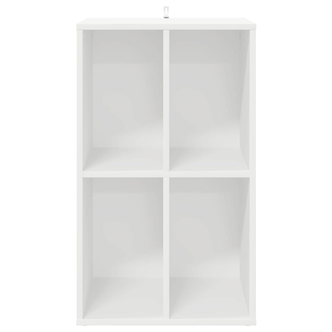 Pladeskab Hvid 44,5 x 36,5 x 74,5 cm Konstrueret træ