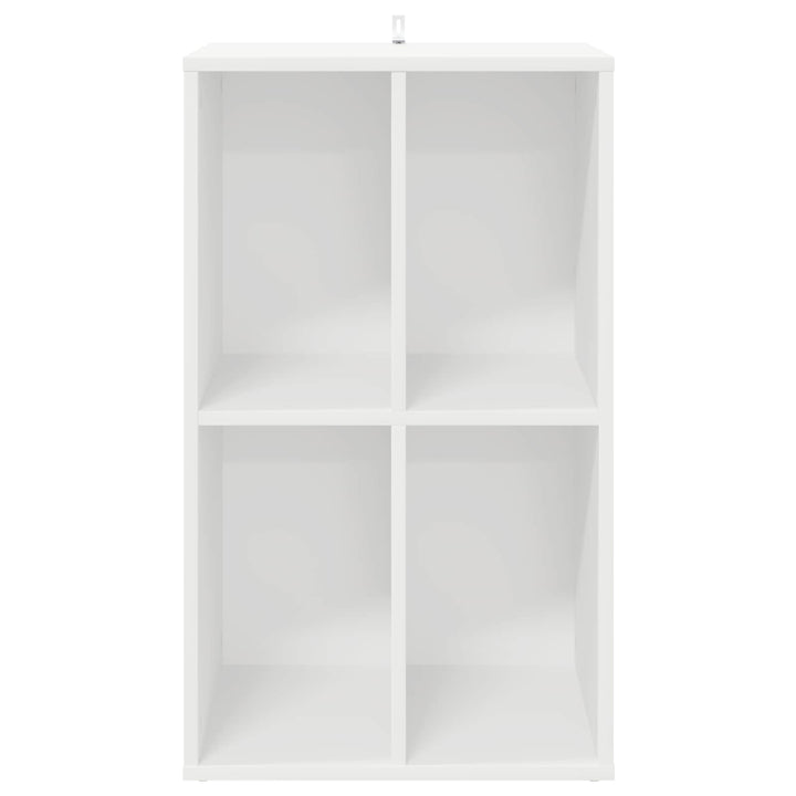 Pladeskab Hvid 44,5 x 36,5 x 74,5 cm Konstrueret træ