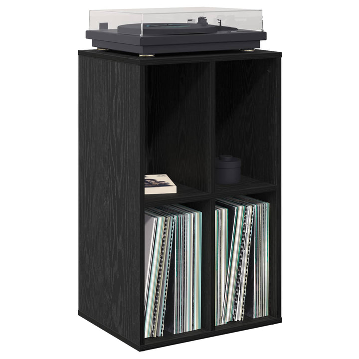 Pladeskab Sort eg 44,5 x 36,5 x 74,5 cm Konstrueret træ