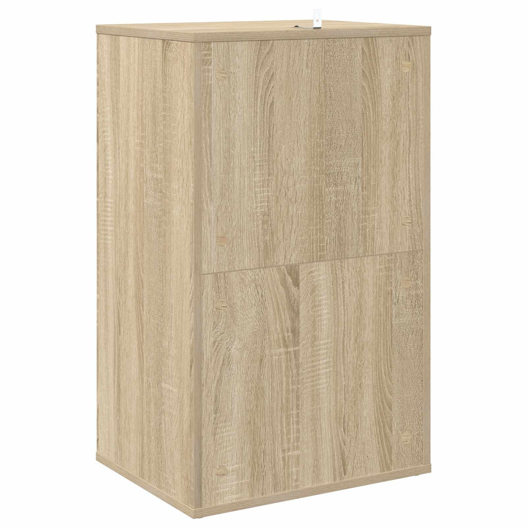 Pladeskab Sonoma-eg 44,5 x 36,5 x 74,5 cm Konstrueret træ