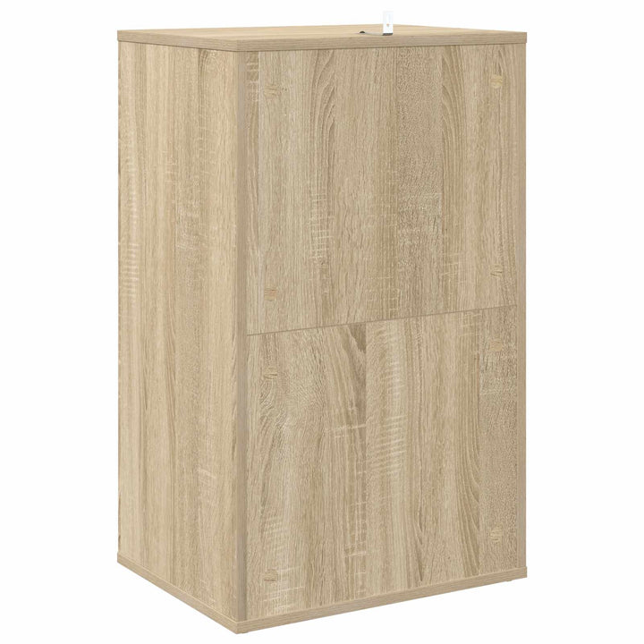 Pladeskab Sonoma-eg 44,5 x 36,5 x 74,5 cm Konstrueret træ