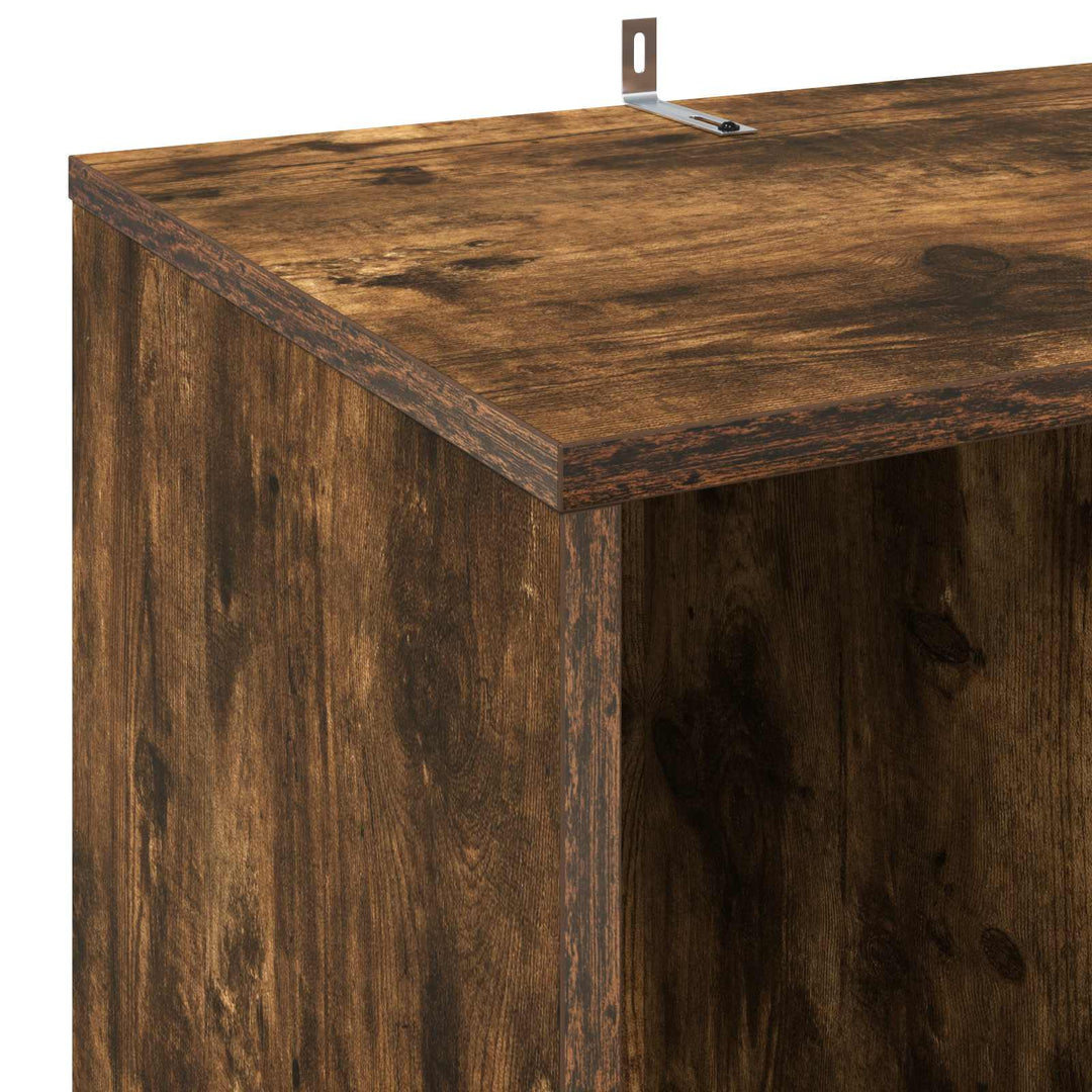 Pladeskab Røget eg 44,5 x 36,5 x 74,5 cm Konstrueret træ
