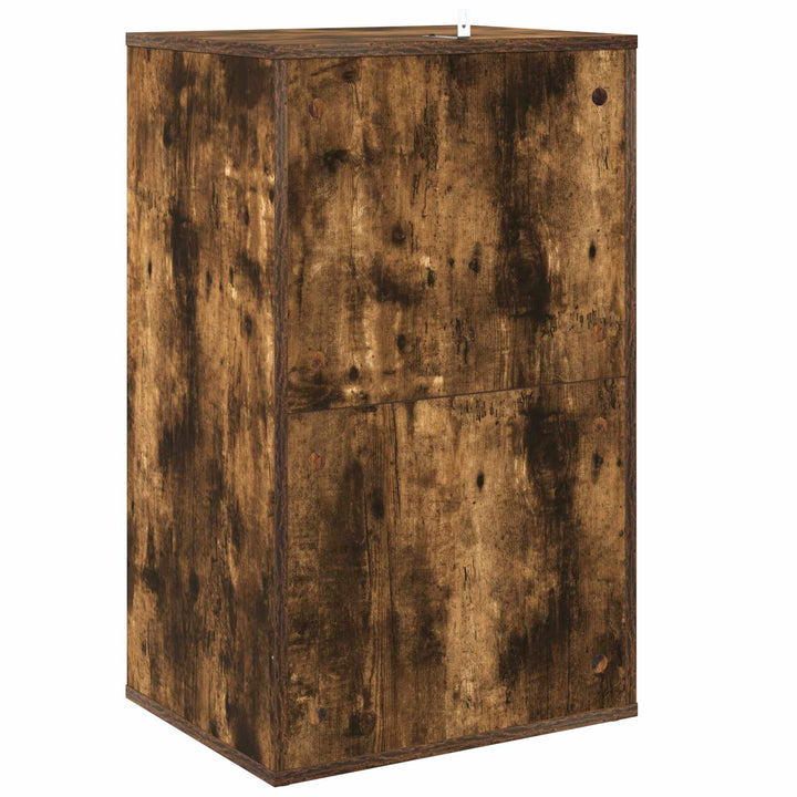 Pladeskab Røget eg 44,5 x 36,5 x 74,5 cm Konstrueret træ