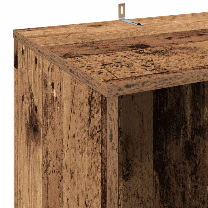 Pladeskab Egetræ 44,5 x 36,5 x 74,5 cm Konstrueret træ