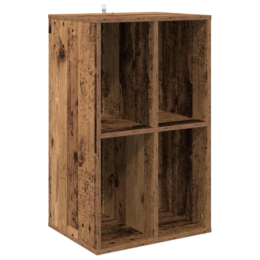Pladeskab Egetræ 44,5 x 36,5 x 74,5 cm Konstrueret træ