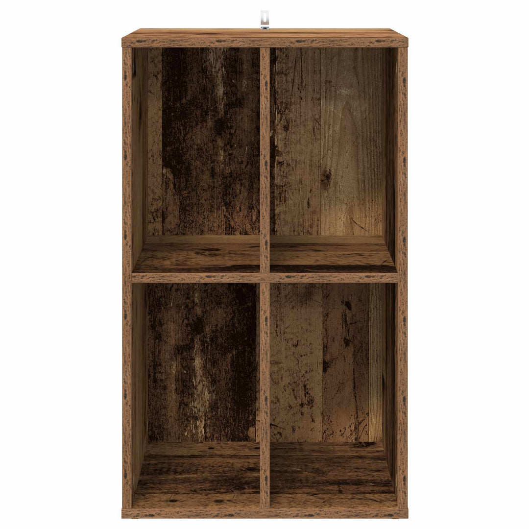 Pladeskab Egetræ 44,5 x 36,5 x 74,5 cm Konstrueret træ