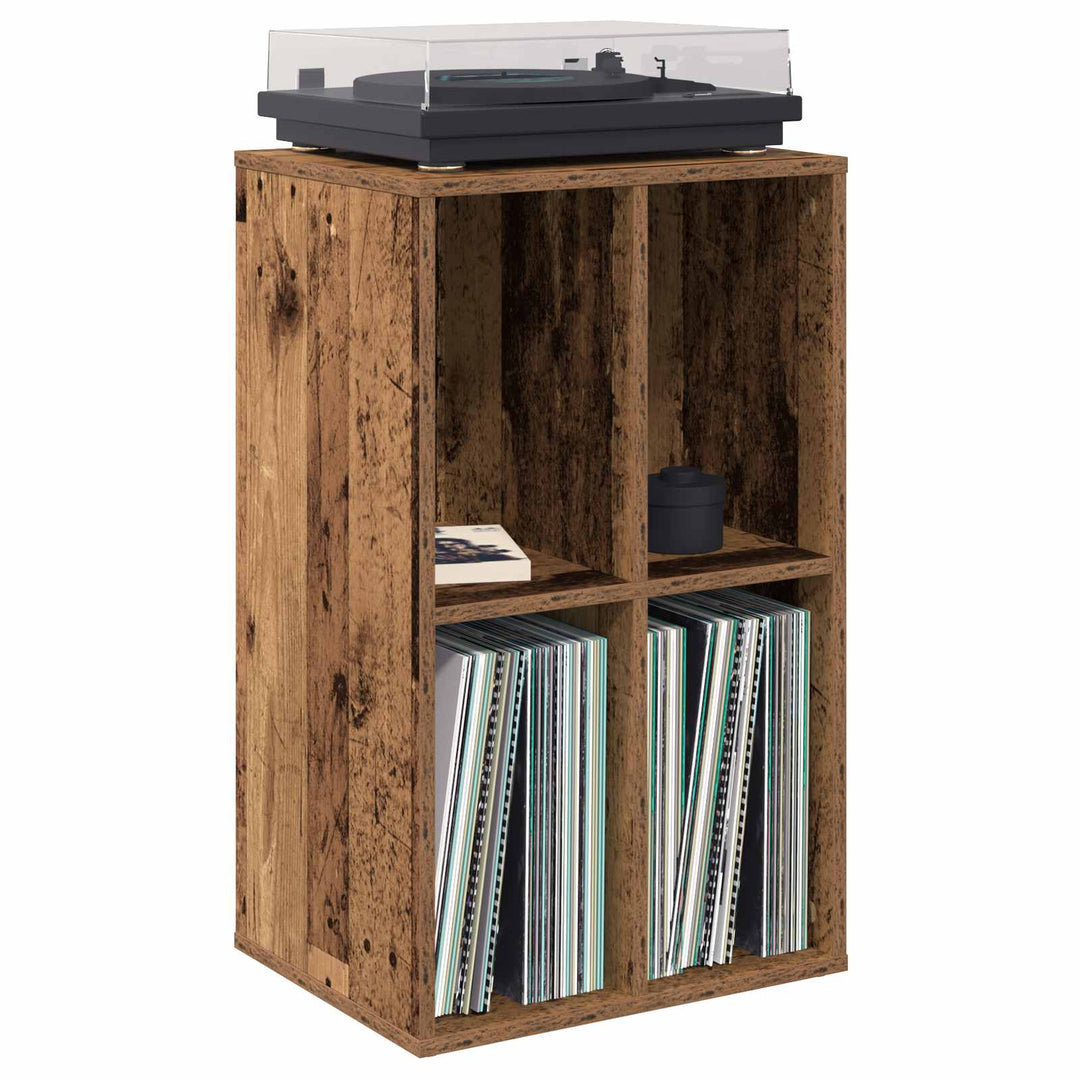 Pladeskab Egetræ 44,5 x 36,5 x 74,5 cm Konstrueret træ