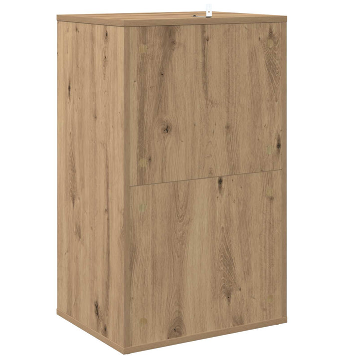 Pladeskab Artisan-eg 44,5 x 36,5 x 74,5 cm Konstrueret træ