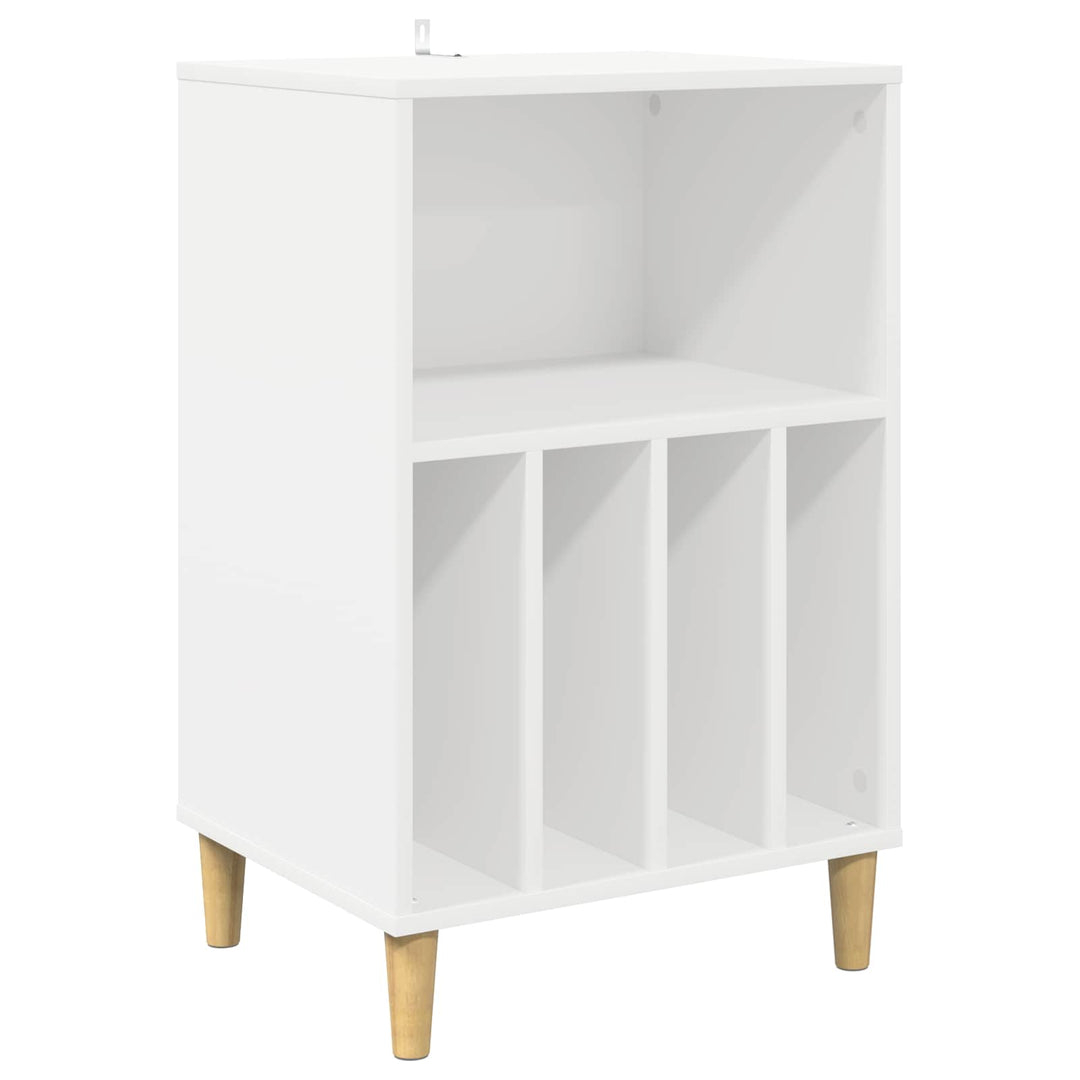 Pladespiller Stativ Hvid 47 x 39,5 x 74,5 cm Konstrueret træ