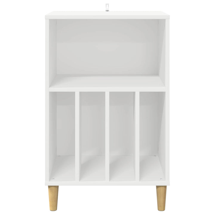 Pladespiller Stativ Hvid 47 x 39,5 x 74,5 cm Konstrueret træ