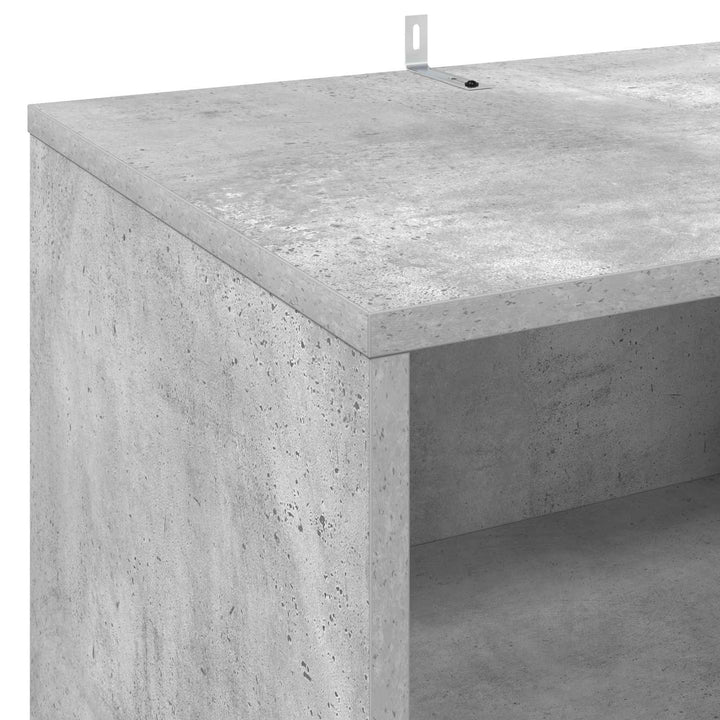 Pladespiller Stativ Betongrå 47 x 39,5 x 74,5 cm