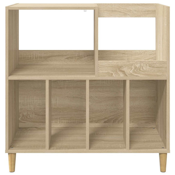 Pladespillerstand Sonoma-eg 82 x 39,5 x 82,5 cm Konstrueret træ