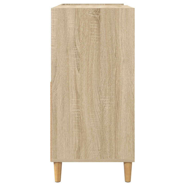 Pladespillerstand Sonoma-eg 82 x 39,5 x 82,5 cm Konstrueret træ
