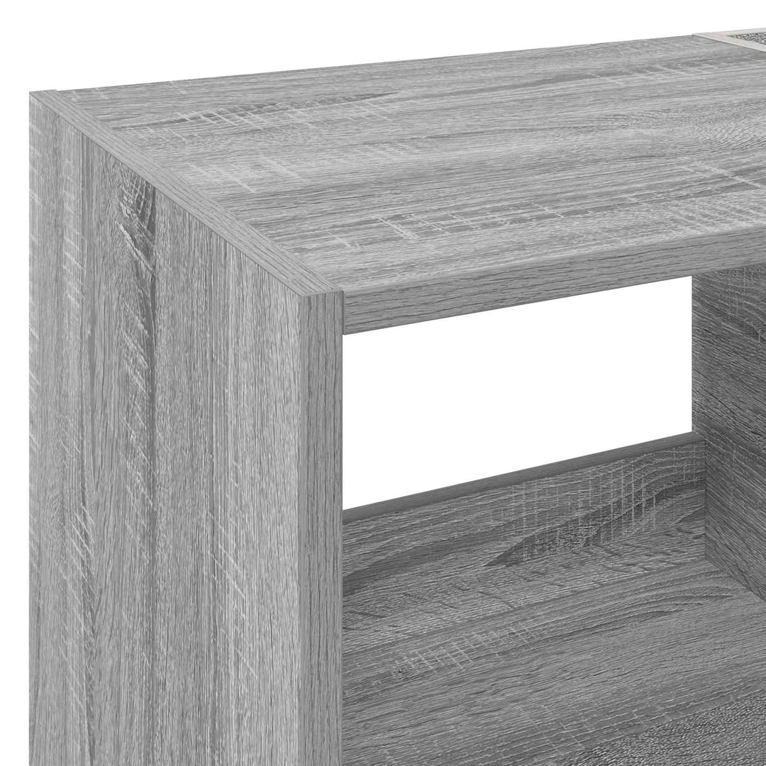 Pladespillerstand Grå Sonoma 82 x 39,5 x 82,5 cm