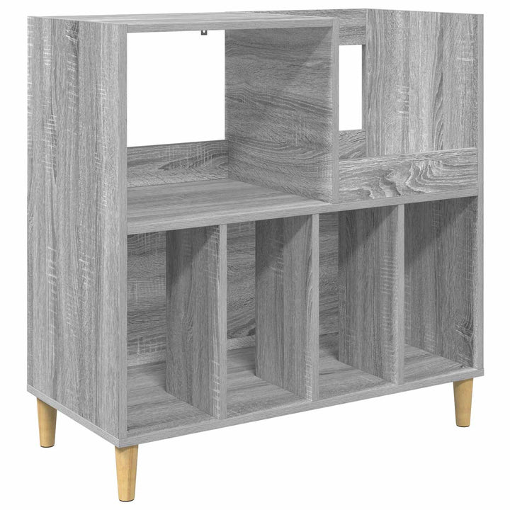 Pladespillerstand Grå Sonoma 82 x 39,5 x 82,5 cm