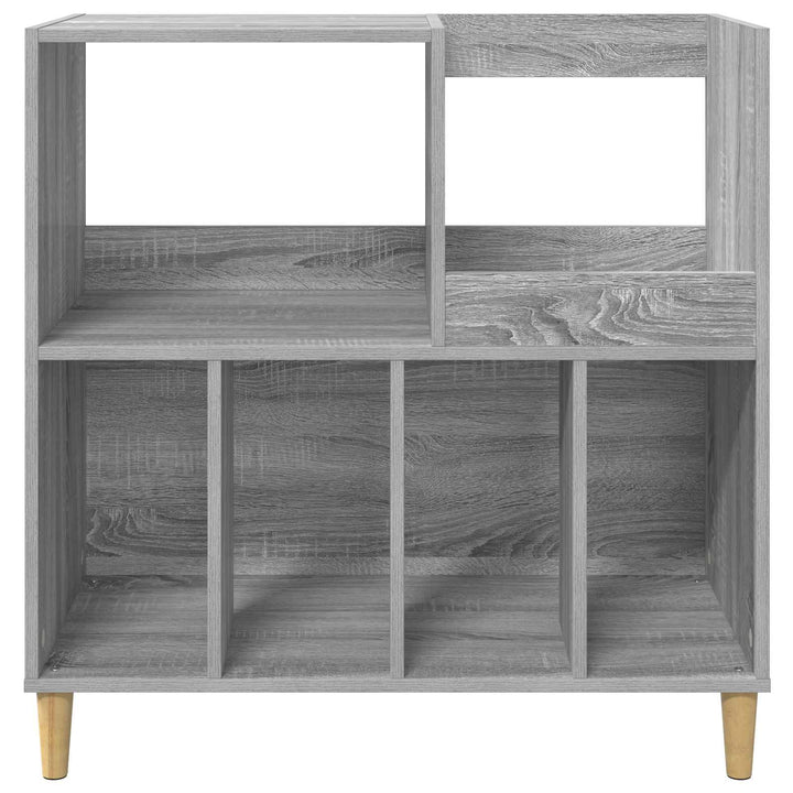 Pladespillerstand Grå Sonoma 82 x 39,5 x 82,5 cm
