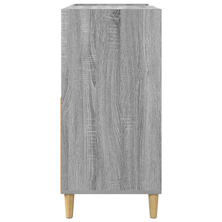 Pladespillerstand Grå Sonoma 82 x 39,5 x 82,5 cm