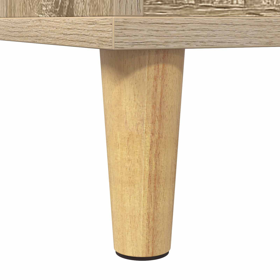Pladespillerstand Sonoma-eg 71 x 39,5 x 83 cm Konstrueret træ
