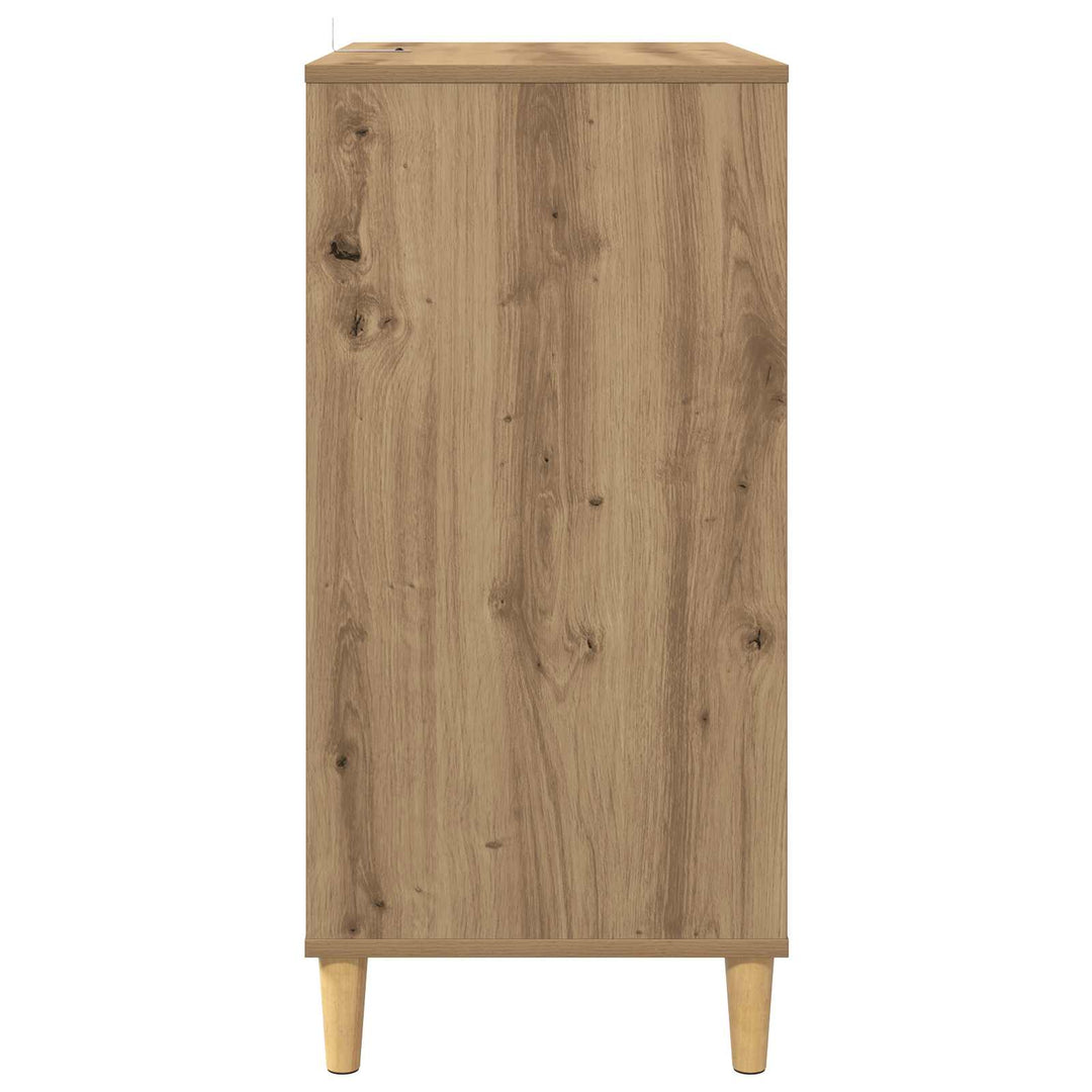 Pladespillerstand Artisan-eg 71 x 39,5 x 83 cm Konstrueret træ