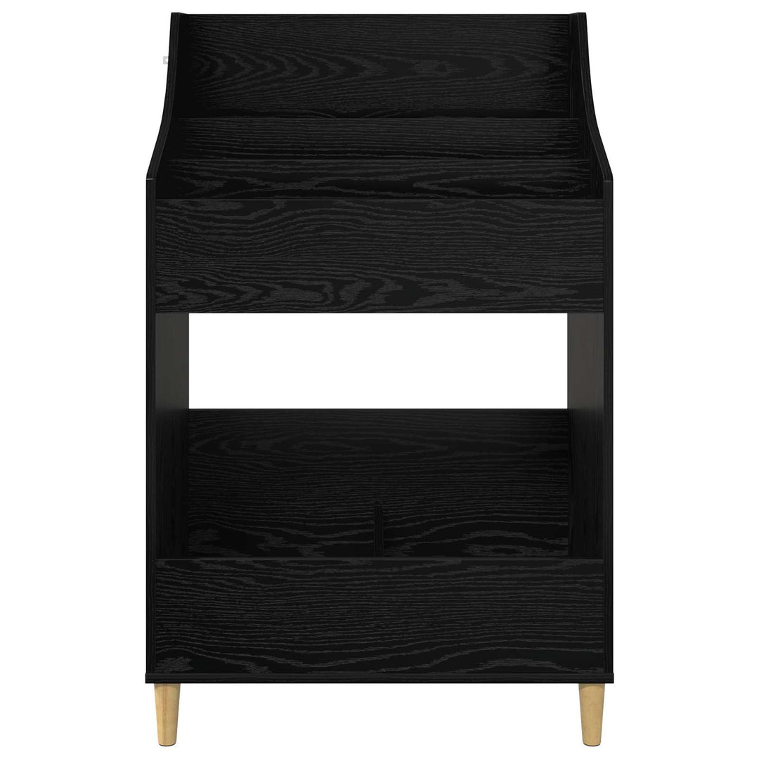 Mediehylle Sort eg 70,5 x 46 x 112 cm Konstrueret træ