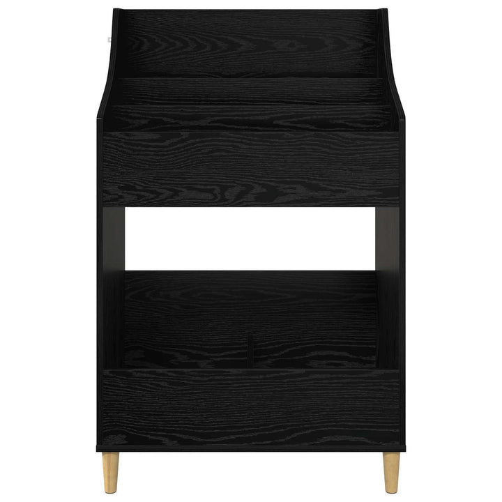 Mediehylle Sort eg 70,5 x 46 x 112 cm Konstrueret træ