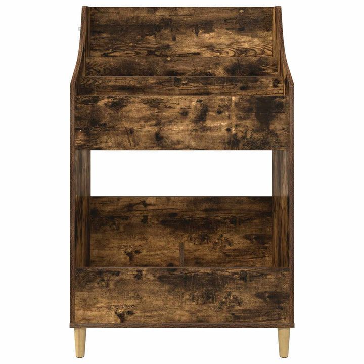 Mediehylle Røget eg 70,5 x 46 x 112 cm Konstrueret træ