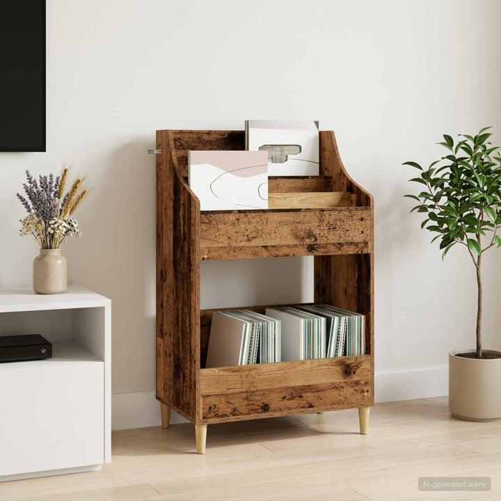 Mediehylle Gammelt træ 70,5 x 46 x 112 cm Konstrueret træ