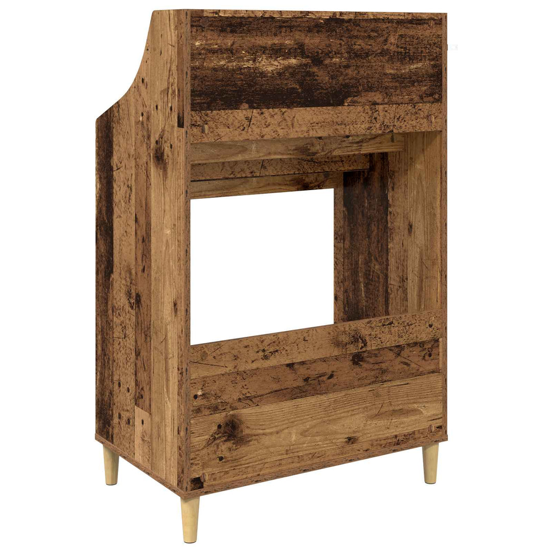 Mediehylle Gammelt træ 70,5 x 46 x 112 cm Konstrueret træ