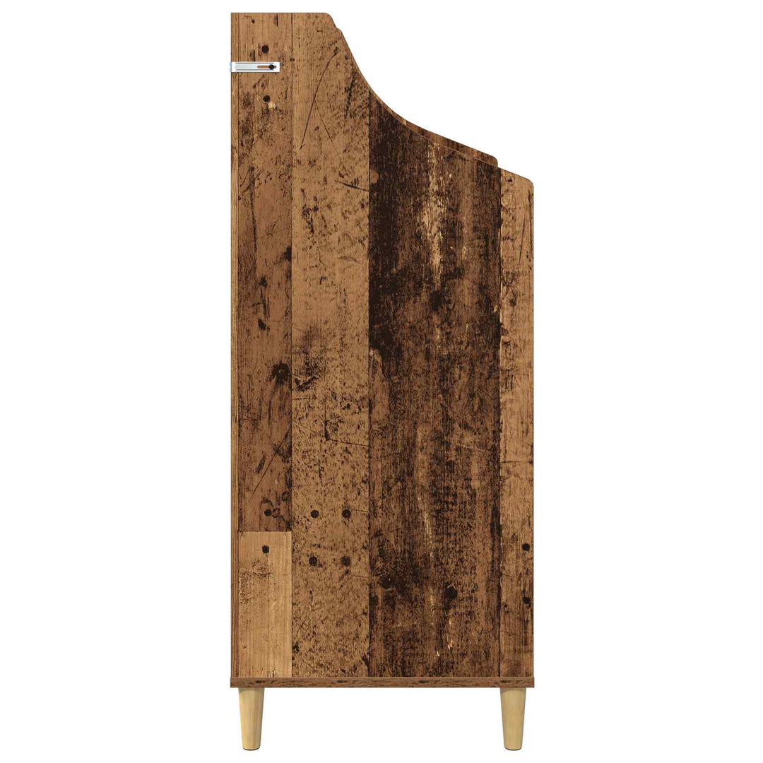 Mediehylle Gammelt træ 70,5 x 46 x 112 cm Konstrueret træ