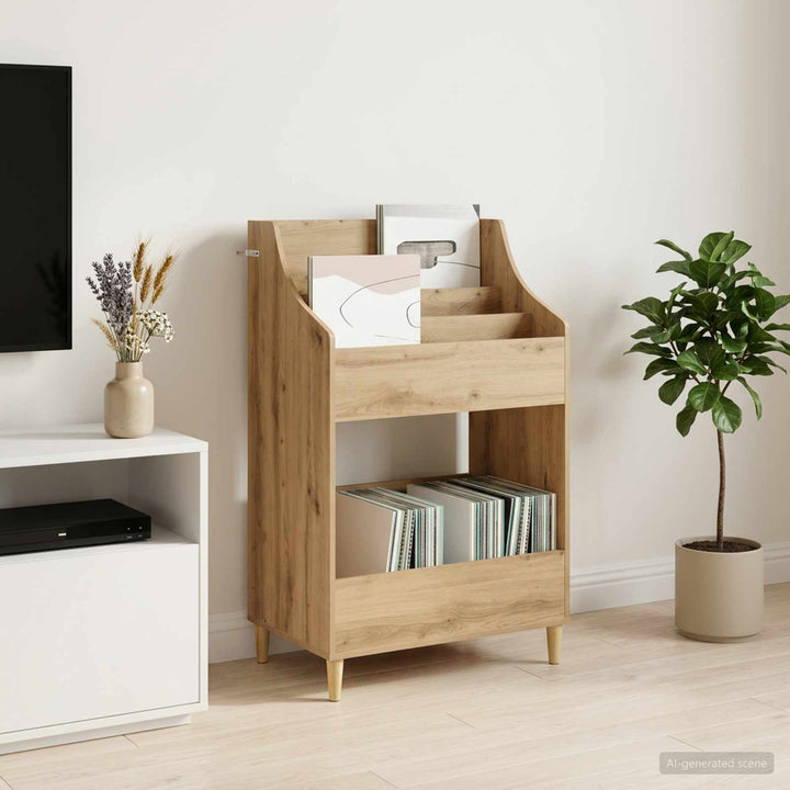 Mediehylle Artisan-eg 70,5 x 46 x 112 cm Konstrueret træ