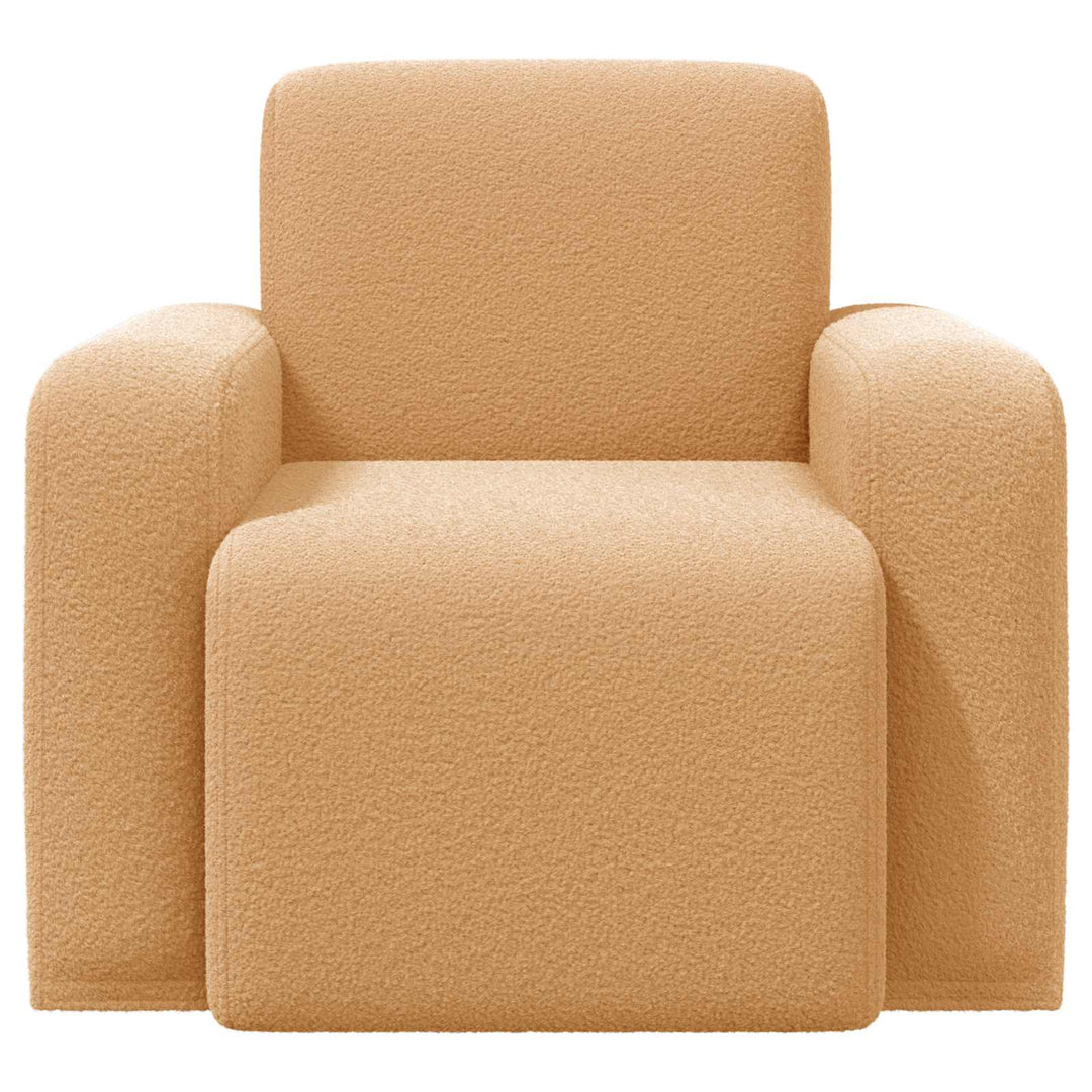 Lænestol Beige Bouclé