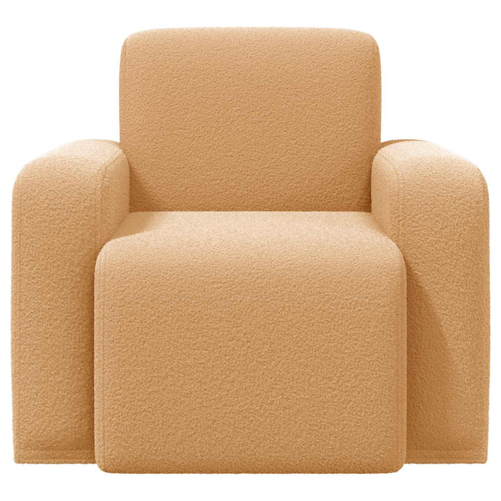 Lænestol Beige Bouclé
