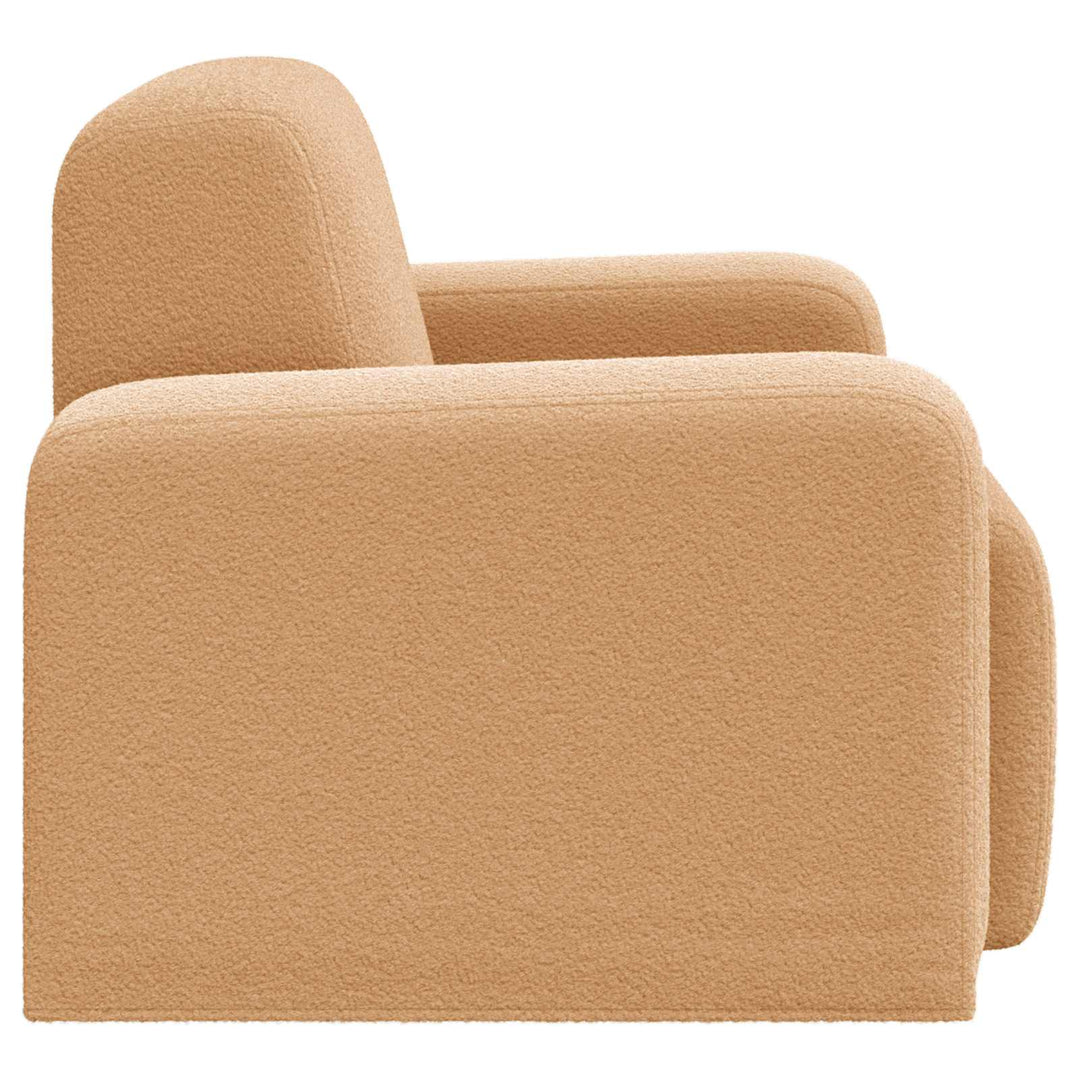 Lænestol Beige Bouclé
