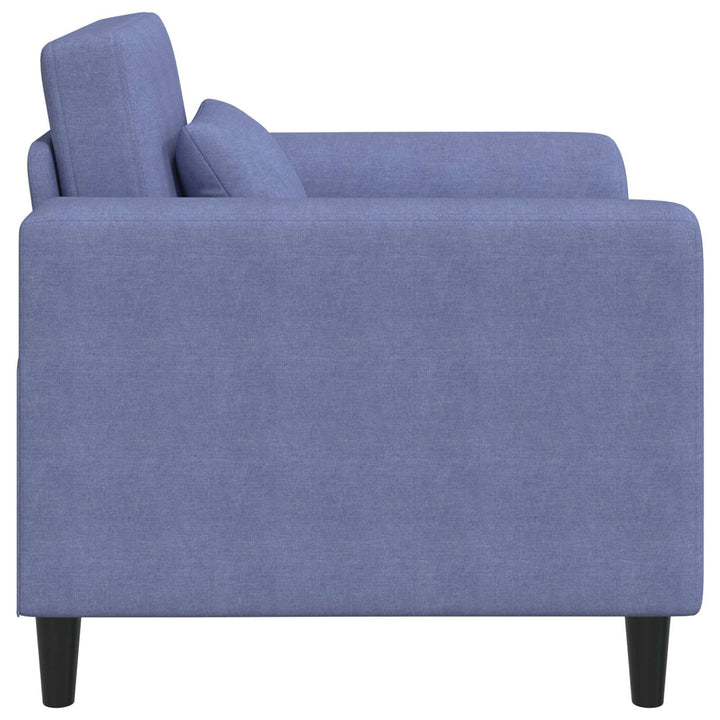 Lænestol Jeans blå Stof