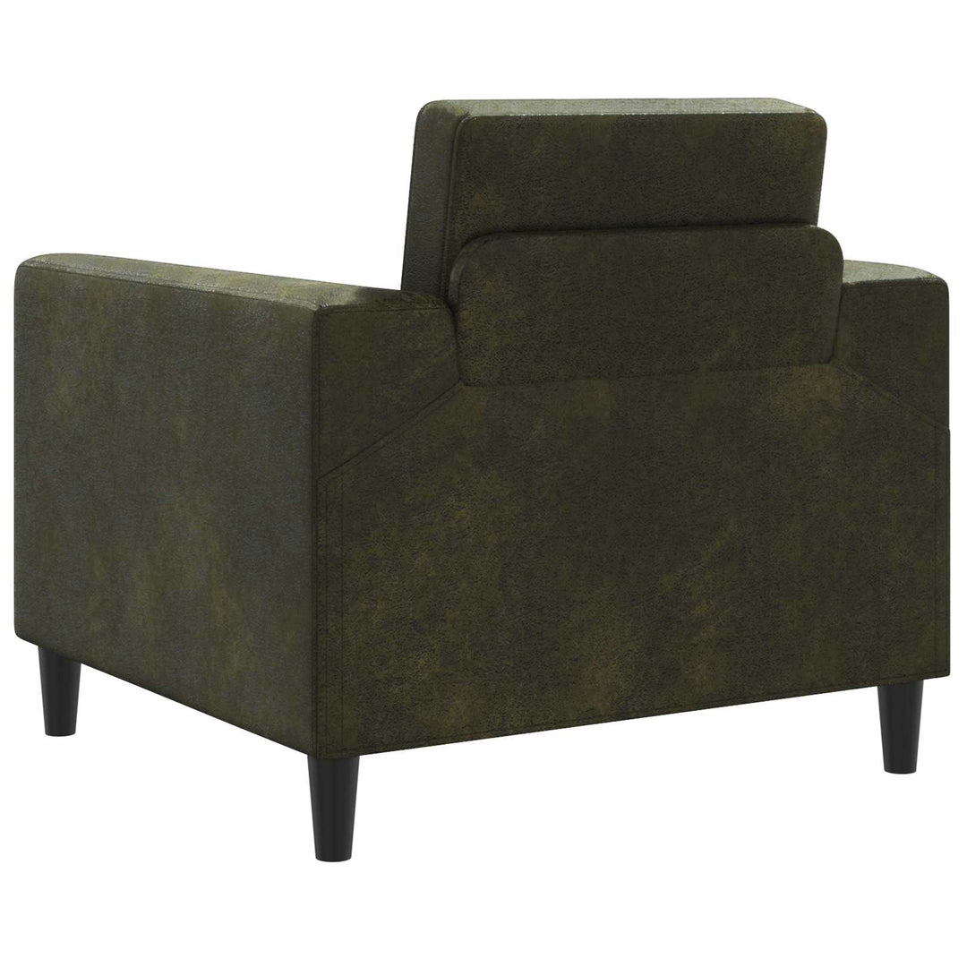 Lænestol Army Grøn Faux Suede Læder