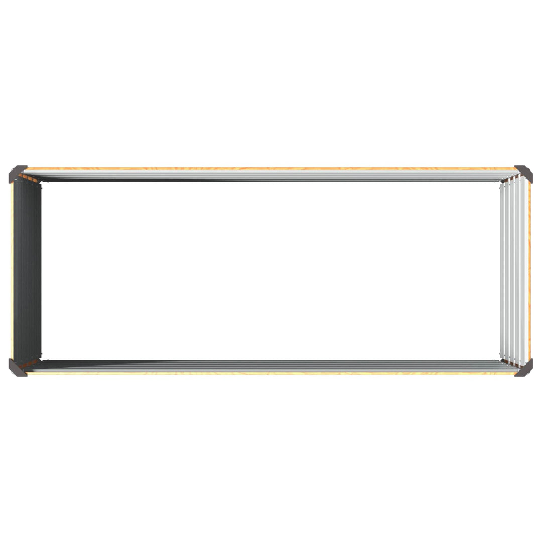Hævet Havebed Naturfarvet 100 x 40 x 55 cm koldvalset stål