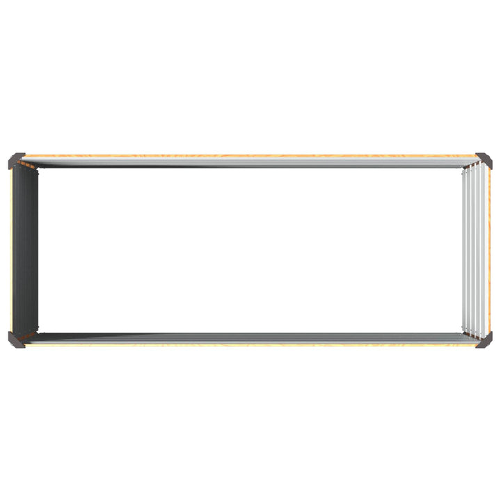 Hævet Havebed Naturfarvet 100 x 40 x 55 cm koldvalset stål